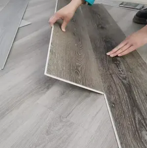硬芯SPC点击木质颜色4/5毫米/6毫米点击豪华乙烯基塑料板皮索Lvt聚氯乙烯乙烯基木板地板