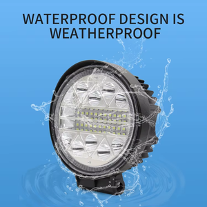 Accesorios para coche, foco auxiliar, 4 pulgadas, redondo, 102W, haz combinado, 12V, luz Led de trabajo para camión, Tractor, Luces Led Para Autos - Product Image 5