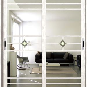 Puerta Plegable de Vidrio Esmerilado Impermeable con Diseño Gráfico de Aluminio Blanco, Puertas Corredizas de Vidrio Usadas <span class=keywords><strong>en</strong></span> <span class=keywords><strong>Venta</strong></span>, Puertas de Acordeón Modernas - Product Image 5