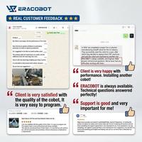 Manipulador Robótico ERA Cobot de 6 Ejes, Brazo Robótico Colaborativo con Caja de Engranajes, Carga Útil de 5 kg, Alcance de 922 mm para Bloqueo de Tornillos Industriales
