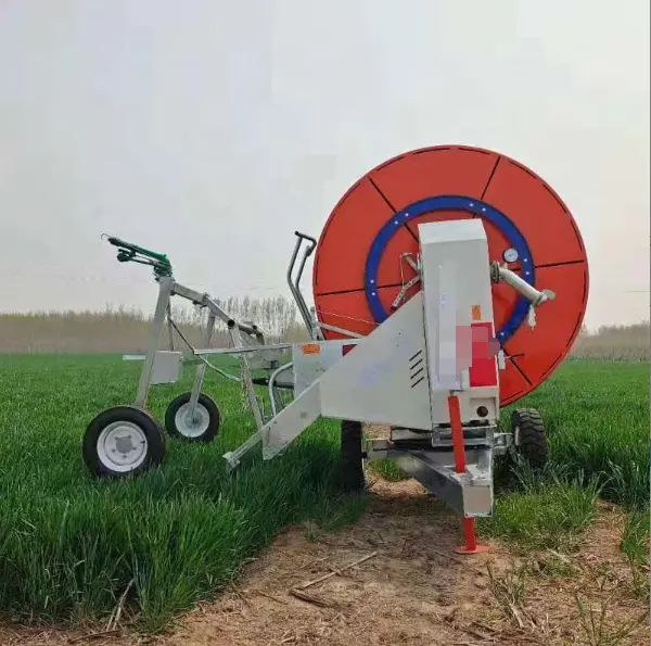 Best-seller Agricultura Automático Viajando Mangueira Reel Rain Gun Sprinkler máquina de irrigação no sistema agrícola para venda