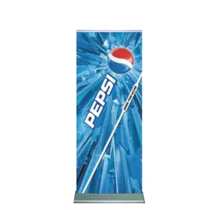 Factory Supply Custom Floor Display Banner Aluminum L Roll Up Banner For Conference Display