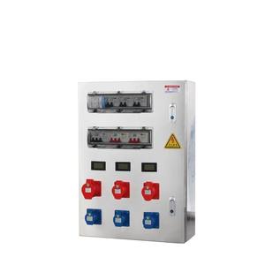Boîte de distribution en acier inoxydable PHLTD, combinaison de <span class=keywords><strong>disjoncteur</strong></span> visuel et de prise, boîte de distribution de sécurité anti-choc électrique - Product Image 1