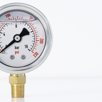 Manomètre numérique de basse pression HYX Accuracy 63mm Mbar en acier inoxydable, jauge à capsule DN25 pour air/gaz, enregistreur de données, garantie 1 an, 0-1000psi