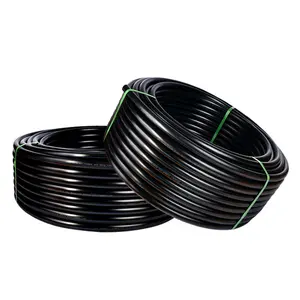 Rehome manufacturer of hdpe pe water pipe Pe100 20-63mm PN16 black plastic tube roll garden pn16 100% new raw materials