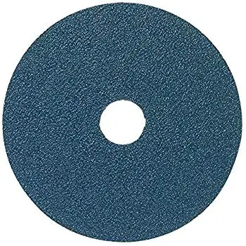 Disco de lixa de fibra de zircônia abrasiva para solda, disco de lixa de 4 polegadas, 5 polegadas e 6 polegadas, 36 40 60
