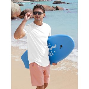 2025 Lot de 2 t-shirts à col rond en coton pour hommes Hipster Hip Hop Longline Tees avec poids de 240 et 280 grammes Méthodes d'impression d'écran - Product Image 2