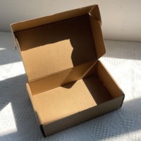 Boîte d'expédition en carton ondulé recyclé, imprimée et gaufrée, colorée, pour vêtements, cadeaux, articles de beauté, artisanat fait main - Emballage personnalisable