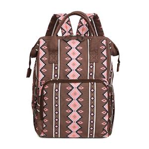 कस्टम एज़टेक बैकपैक ने महिलाओं के बैकपैक के साथ महिलाओं के बैकपैक के लिए बेबी डायपर बैग बैग - Product Image 1