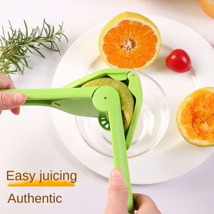 Easy Squeeze Manual Lemon Juicer PP Plastic Stainless Steel Blade Sustainable Convenient for Squeezing Fruit Hand Wash - Product Image 2