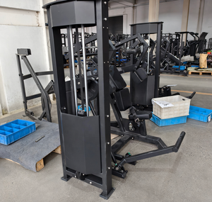 Presse à bras de gymnastique professionnelle broche d'entraînement de force musculaire arrière chargée <span class=keywords><strong>Machine</strong></span> de pull Lat sélectorisée - Product Image 4
