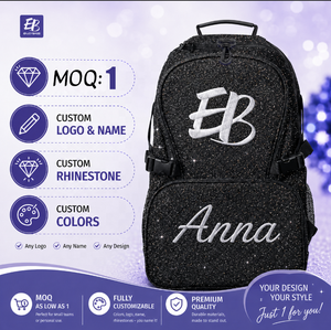 <span class=keywords><strong>Sac</strong></span> à dos <span class=keywords><strong>de</strong></span> cheerleading personnalisé avec paillettes, logo d'équipe en strass, nom brodé, <span class=keywords><strong>sac</strong></span> <span class=keywords><strong>de</strong></span> <span class=keywords><strong>danse</strong></span> personnalisé pour filles - Product Image 3