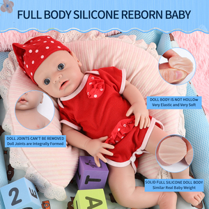 18 inç yumuşak vücut gerçekçi yenidoğan bebek bebek gerçek hayat yürümeye başlayan bebekler - Product Image 4