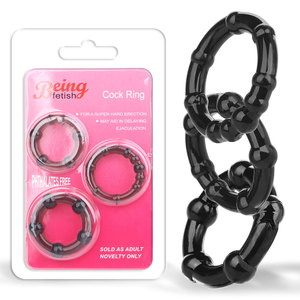 Commercio all'ingrosso eiaculazione TPE pene anello manica del cazzo giocattoli sessuali G Spot stimolazione gallo anelli per gli uomini - Product Image 5