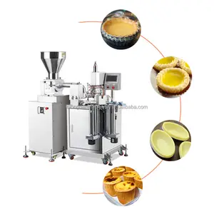 Yaygın olarak kullanılan meyve Tartlet pasta şekillendirme presleri yapma yumurta Tart kabuk makinesi makinesi de pâte à tarte