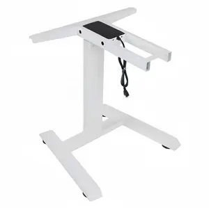 Height Adjustable Executive Desk Sit Stand Up Electric Lifting Single Motor Smart Office Computer Table