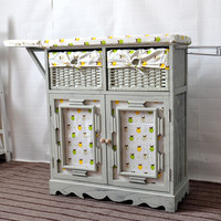 Armoire pliante en fer de stockage de modèles Offre Spéciale planche à repasser table à repasser en bois