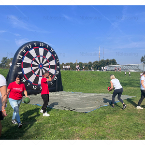 <b>Inflatable</b> Football Toss <b>Games</b> Soccer Shooting Goal Target for Party Events Foot Dart Board <b>Inflatable</b> Dart Board <b>Inflatable</b> Foo - Product Image 2