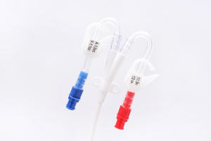 डिस्पोजेबल हेमोडायलिसिस कैथेटर डायलिसिस चिकित्सा डबल ल्यूमेन से सो ब्लड शुद्धि कैथीटर एकल ल्यूमेन डबल ल्यूमेन - Product Image 2