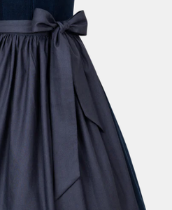 Dirndl bleu pétrole avec corsage en velours côtelé et tablier en lin Nellie Nouveau depuis 25 ans OEM/ODM - Product Image 3