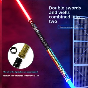 Sabre laser <span class=keywords><strong>de</strong></span> duel en métal et plastique <span class=keywords><strong>de</strong></span> haute qualité, jouet LED clignotant, épée 16 couleurs pour les 14 ans et plus - Product Image 4