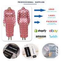 Robes tendance grande taille pour femmes, robes maxi décontractées à lacets imprimées, robes plissées bohèmes pour femmes, robe d'été pour femmes