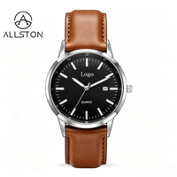 Montre Homme Classique de Luxe Étanche à Quartz, Styles Classiques, Logo Personnalisé ODM OEM, Vente en Gros Usine, Idéale pour Cadeau d'Affaires