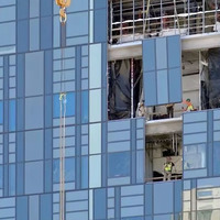 Offre spéciale Mur-rideau personnalisé Mur-rideau unitisé en verre Murs-rideaux en verre énorme en aluminium à bas prix