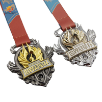 Produit le plus vendu Médaille de sport en métal 3D creuse émaillée personnalisée pour marathon pour souvenir