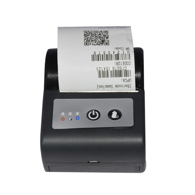 58mm Hand Barcode Printer Mobile Wireless Thermal Shipping Label Printer for Supermarket HCC-T2PL