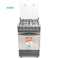 Four à gaz encastrable Xunda Custom de 20 pouces, cuisinière à gaz quatre brûleurs avec four multifonctionnel pour pizzas