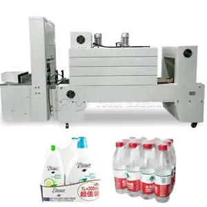 Automatic packing tape sleeve sealer shrink wrapping machine