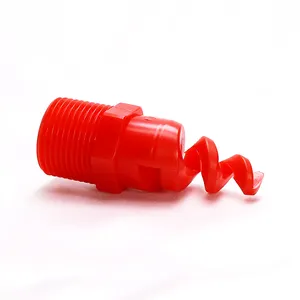 1/4" 3/8" plastic gas cooling full cone hollow cone spiral water spray nozzle