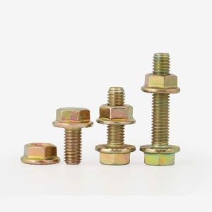 M6 M8 M10 M12 M14 M16 Klasse 10.9 Verzinkte Sechskant-Flanschschraube mit Flanschmutter - Product Image 3