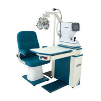 Unité Combinée Ophtalmique MI-2800B : Table d'Examen Réglable avec Chaise et Lampe Aist Optics