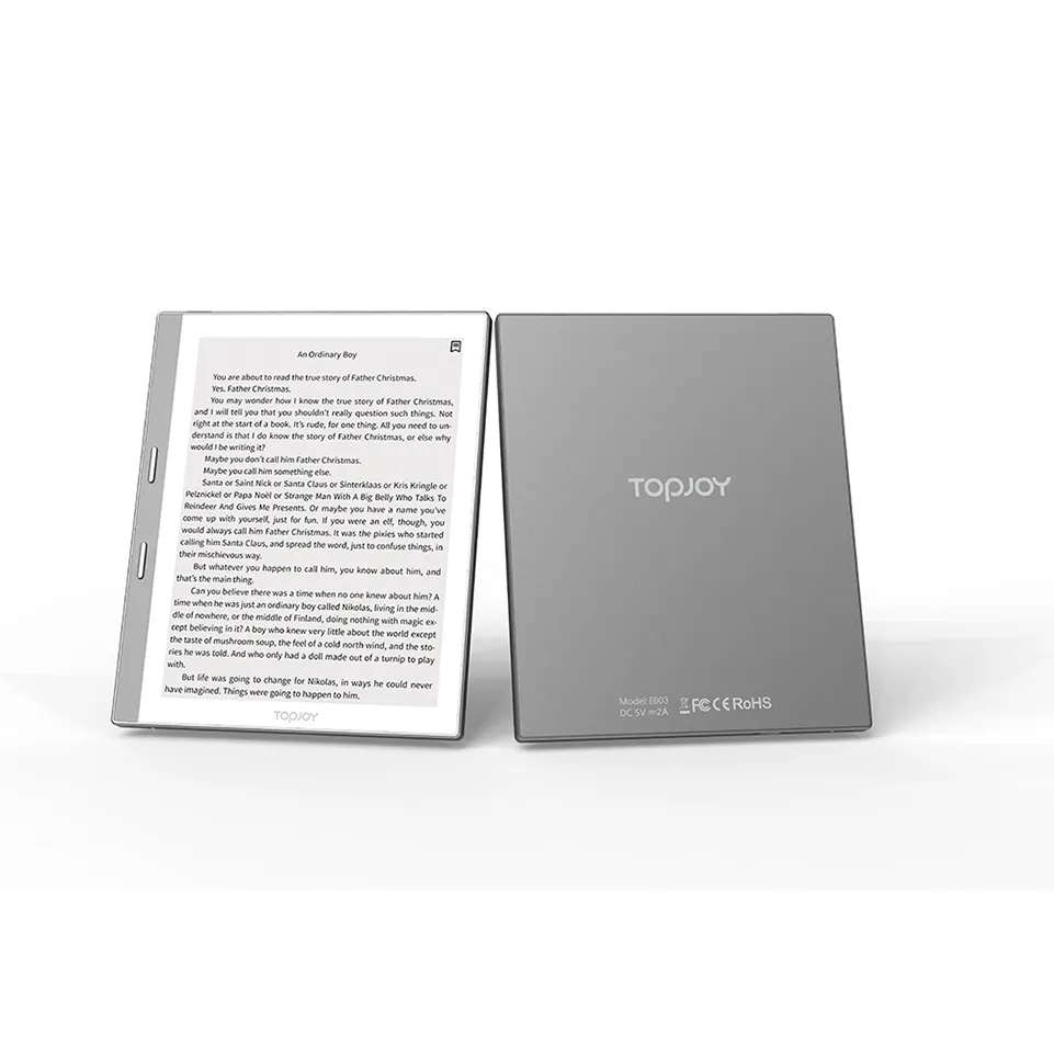 TOPJOY Nova chegada e-reader 5.83 polegada Wifi BLu Eink E-reader E Livro Touch Screen Ereader Ebook 2023