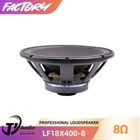 Subwoofer professionnel de 18 pouces 2400W 8 Ohm pour scène audio, avec boîtier métallique et bobinage en cuivre, OEM
