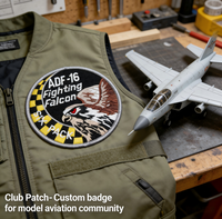 Patch brodé thermocollant ou à coudre de qualité supérieure sur le thème du faucon pour projets personnalisés de vestes et sacs DIY