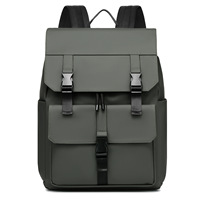 Sac à dos scolaire en polyester Oxford grande capacité pour adolescents et étudiants, sac pour ordinateur portable 14 pouces, décontracté, unisexe