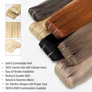 Extensiones de Cabello KSWIGS Directas de Fábrica, Cabello Humano 100% Remy de Color Mixto, Extensiones de Cabello Natural Suave para Uso en Salones y Compradores Mayoristas de Cabello - Product Image 3