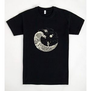 เสื้อยืดนักบินอวกาศแรงโน้มถ่วงอินเตอร์สเตลลาร์สีดำ สำหรับผู้ใหญ่ ไซส์ M - Product Image 1