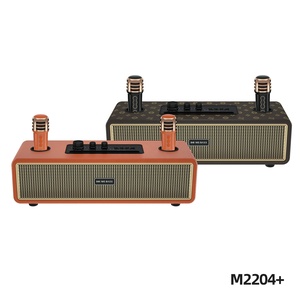 Altavoz Amplificado M2204+ con Bocina, Altavoz Inalámbrico de Alta Potencia con Bajos Profundos, Altavoz de Karaoke con Micrófono para Fiestas Familiares <span class=keywords><strong>y</strong></span> KTV - Product Image 4