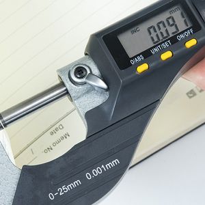 Micrometro esterno digitale ad alta precisione diametro micrometro 0-25mm 0.001 micrometro <span class=keywords><strong>OD</strong></span> micrometro