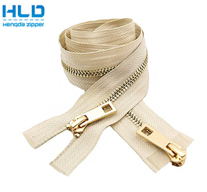 Hengda Usine Personnalisée3 #5 #8 #2 Way Veste <span class=keywords><strong>Fermeture</strong></span> Éclair Séparée Haut De Gamme <span class=keywords><strong>Double</strong></span> <span class=keywords><strong>Curseur</strong></span> Laiton Métal <span class=keywords><strong>Fermeture</strong></span> Éclair - Product Image 4