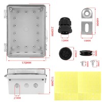 Interruptor basculante impermeable de 12V con concentrador de control y 5 indicadores, interruptor de batería de 150A para vehículos marinos, RV, camiones y barcos, protección fabricada en plástico