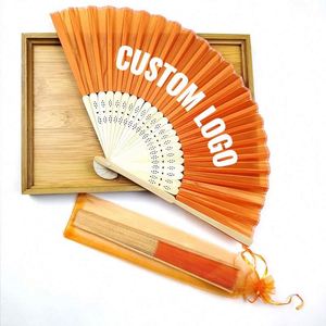 Ventilador de Mano Personalizado con Logotipo Impreso para Eventos al Aire Libre, Fiestas, Ceremonias de Boda y Regalos Promocionales - Product Image 1