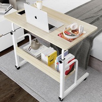 Table de chevet Portable, bureau Simple, chambre à coucher, maison, ordinateur Portable, Table, lit, Table d'apprentissage, location