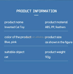 Interaktives Katzen- und Haustierspielzeug Feder Lustiger Intelligenter Ball Balance-Drehteller Trainings-Farbiger Taumler Lustiger Katzenstab - Product Image 6