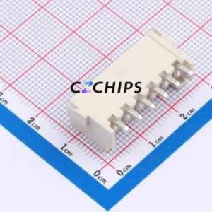 ZX-VH3.96-6PWT Wire-to-Board Pin Header SMD,P=3.96mm,Horizontal Mount Connector 1x6P 3.96mm Horizontal Mount VH - Product Image 2