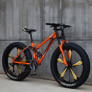 Bicicleta de Nieve con Suspensión Completa y Neumáticos Anchos 24/26*4.0, Ideal para la Playa, con Frenos de Disco - Product Image 2